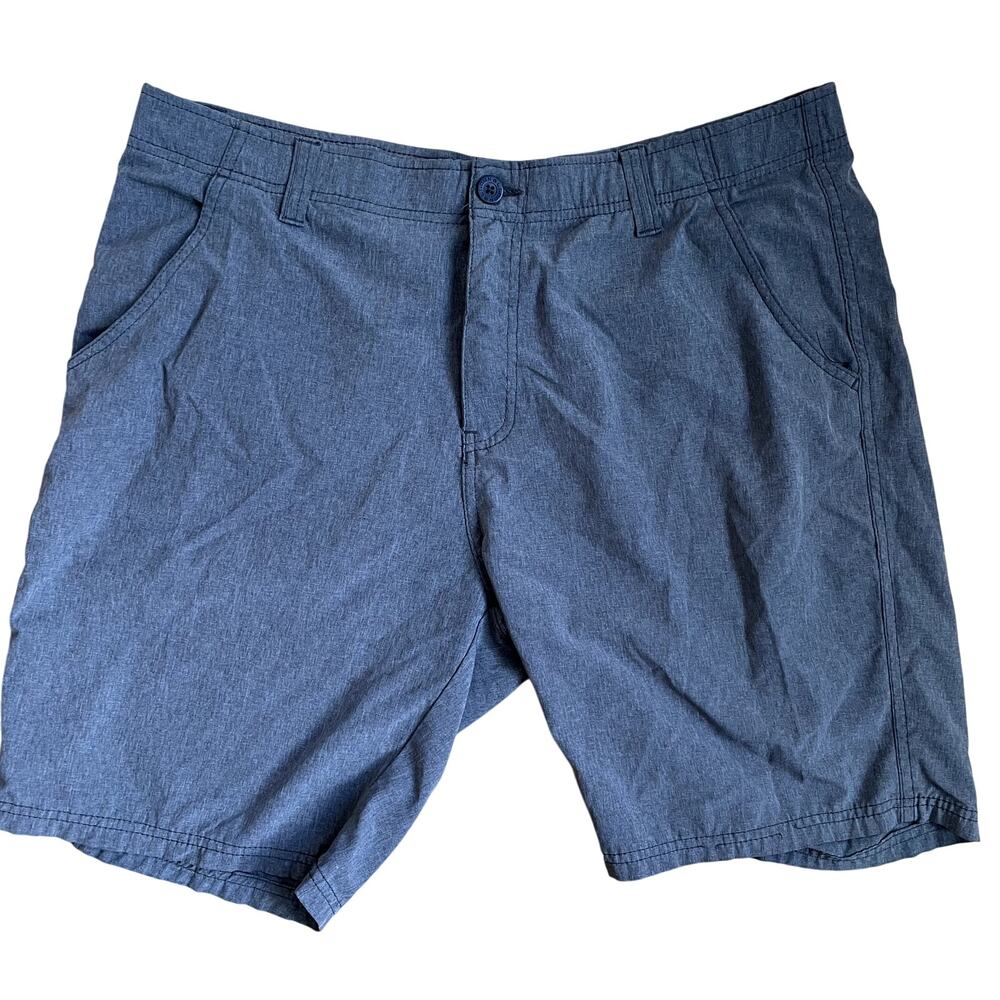 Denali‎ men's gray athletic shorts size 36 lightweight pull on front zip pants